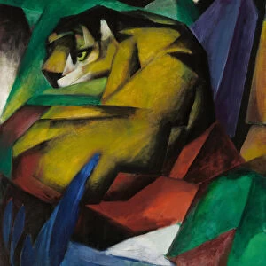 The tiger. Artist: Marc, Franz (1880-1916)