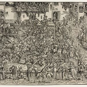 A Tournament, 1506. Creator: Lucas Cranach (German, 1472-1553)