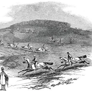 The Training Ground, Newmarket, 1845. Creator: Unknown