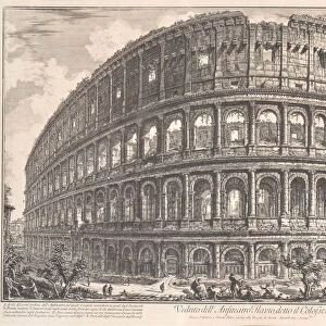 Veduta dell Anfiteatro Flavio detto il Colosseo, 1757. Creator: Piranesi