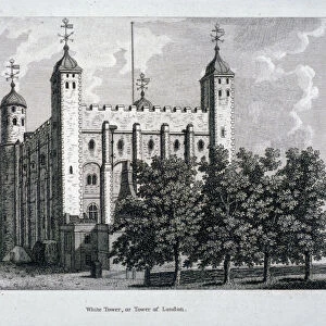 View of the White Tower, Tower of London, 1784