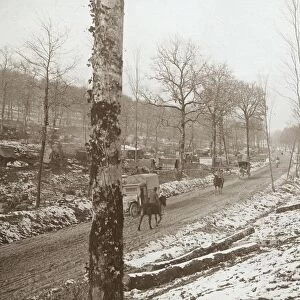 Winter, Genicourt, northern France, c1914-c1918