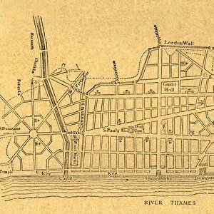 Wrens Plan for Rebuilding London, (1897). Creator: Unknown