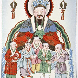 Zao Jun, the Kitchen God, 1922