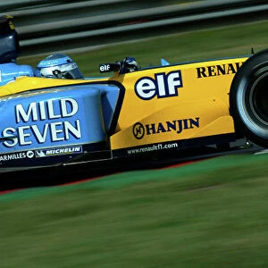 2003 Italian Grand Prix - Friday Qualifying, Monza, Italy. 12th September 2003. Jarno Trulli, Renault R23, , action. World Copyright LAT Photographic. Digital Image Only