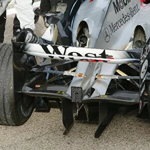 Formula One Testing: Detail of the new McLaren MP4-19