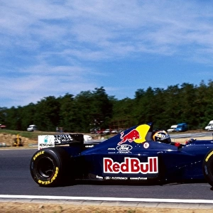 Formula One World Championship: Heinz-Harald Frentzen, Sauber Ford C14, finished the race in fifth place