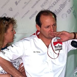 Formula One World Championship: Lisa Dennis and Ron Dennis McLaren team principal