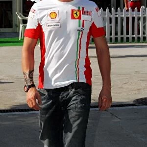 Formula One World Championship: A new tattoo on the arm of Kimi Raikkonen Ferrari