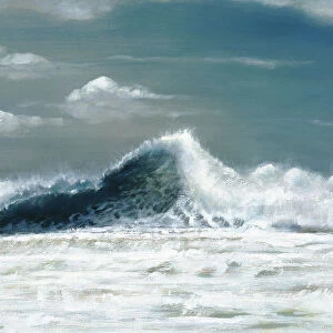 Acrylic Painting, Dannys Kona Wave - Dramatic Crashing Wave