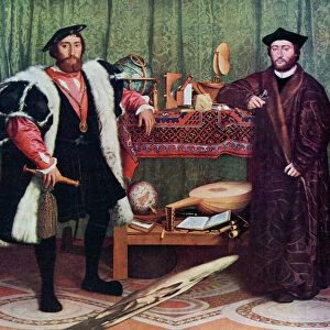 The Ambassadors By Hans Holbein The Younger. From The Worlds Greatest Paintings, Published By Odhams Press, London, 1934