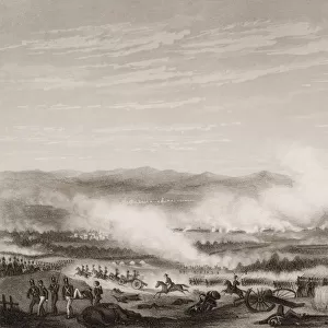 Battle Of Vittoria, June 21, 1813. Engraved By D. J. Pound After G. W. Terry. From Englands Battles By Sea And Land By Lieut Col Williams, The London Printing And Publishing Company Circa 1890S