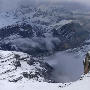 Conturines Spitze mountain in the Italian Dolomites