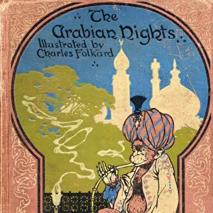 Front Cover Illustration By Charles Folkard From The Book The Arabian Nights Published 1917