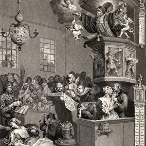 Credulity Superstition And Fanaticism Engraved By C Mottram After Hogarth From The Works Of Hogarth Published London 1833