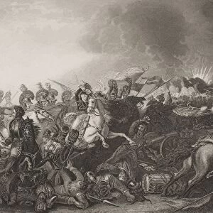 The Decisive Charge Of The Life Guards At The Battle Of Waterloo, 18Th June 1815. Engraved By J. Rogers Painted By Clennell. From Englands Battles By Sea And Land By Lieut Col Williams, The London Printing And Publishing Company Circa 1890S