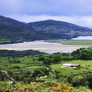 Derrynane, Co Kerry, Ireland; Beach In The Ring Of Kerry