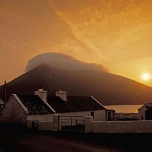 Doogort And Slievemore, Achill Island, Co Mayo, Ireland