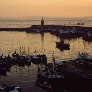 Dunmore East, Co Waterford, Ireland; Sunrise Over The Harbour