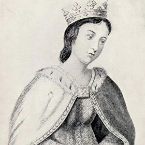 Eleanor Of Provence Circa 1223 To 1291. Queen Consort Of King Henry Iii Of England. From The Book Our Queen Mothers By Elizabeth Villiers