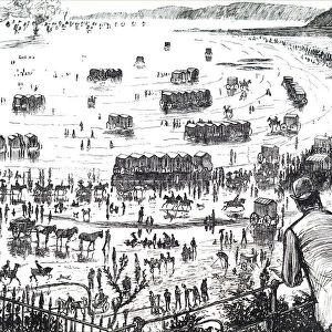 Illustration depicting Scarborough Beach