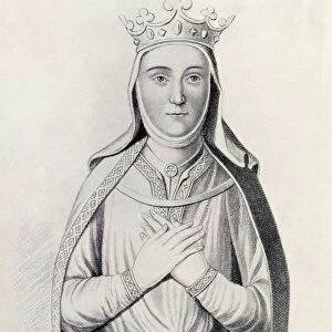 Isabella Of Angouleme 1188 To 1246. Countess Of Angouleme And Queen Consort Of England Through Her Marriage To King John. From The Book Our Queen Mothers By Elizabeth Villiers