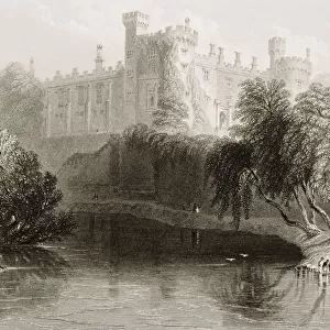 Kilkenny Castle, Kilkenny, Ireland. Drawn By W. H. Bartlett, Engraved By J. B. Allen. From "The Scenery And Antiquities Of Ireland"By N. P. Willis And J. Stirling Coyne. Illustrated From Drawings By W. H. Bartlett. Published London C. 1841