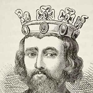King John Of England 1167 To 1216. From The National And Domestic History Of England By William Aubrey Published London Circa 1890