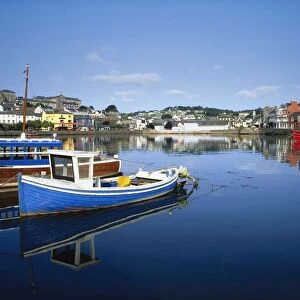 Kinsale, Co Cork, Ireland; Boats In The Water In A Town
