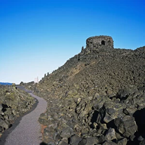 Lava Fields At Mckenzie Pass; Sisters, Oregon, United States Of America