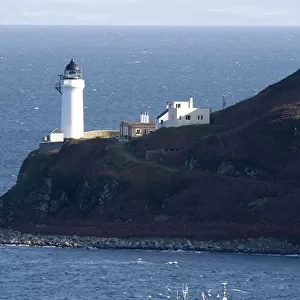 Lighthouse On The Coast, Campbeltown Loch, Island Of Davaar, Argyll And Bute, Scotland