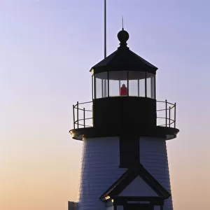 Nantucket Brant Point Lighthouse At Sunrise