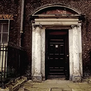 Neglected Georgian House (Prior To Restoration), Henrietta Street, Dublin, Co Dublin, Ireland