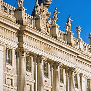 Ornate Exterior Of Palacio Real, Royal Palace
