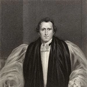 Rev Daniel Wilson 1778 To 1858 Bishop Of Calcutta Engraved By J Cochran After F Howard From The Book National Portrait Gallery Volume V Published C 1835