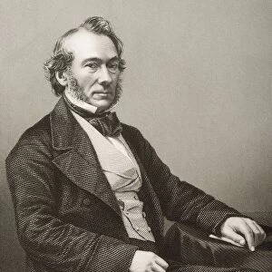 Richard Cobden, 1783-1862. British Surgeon, Philosopher, Writer And Statesman. Engraved By D. J. Pound From A Photograph By J. Eastham And Bassano. From The Book The Drawing-Room Of Eminent Personages Volume 2. Published In London 1860
