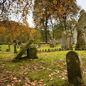Ruins Of Church And Graveyard; Argyl And Bute, Scotland, Uk
