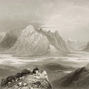 Scene From Cloonacartin Hill, Connemara, Ireland. Drawn By W. H. Bartlett, Engraved By R. Brandard. From "The Scenery And Antiquities Of Ireland"By N. P. Willis And J. Stirling Coyne. Illustrated From Drawings By W. H. Bartlett. Published London C. 1841