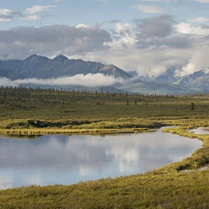 Scenic View Along Richardson Highway, Interior Alaska, Summer