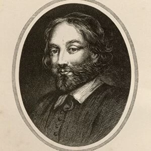 Sir Thomas Browne 1605 - 1682 English Author Engraved By J Cooper From The Book Varia: Readings From Rare Books By J Hain Friswell Published 1866
