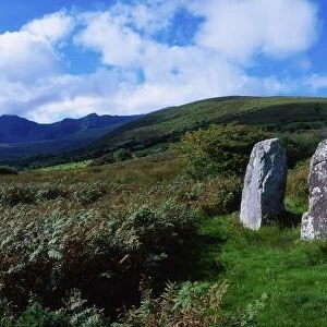 Standing Stone Alignment, Near Cloughran, Dingle Peninsula, Co Kerry, Ireland