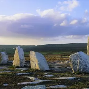 Standing Stones, Blacksod Point, Co Mayo, Ireland
