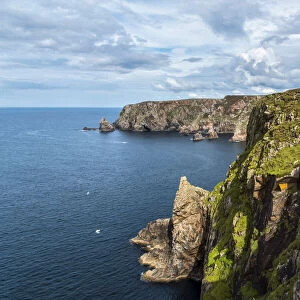 Steep cliffs of Arranmore Island, County Donegal, Ireland