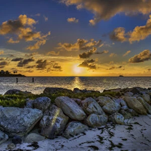 Sunset Over Dickenson Bay; St. John s, Antigua, West Indies