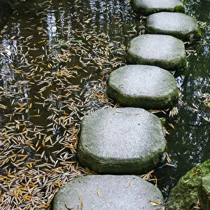 Tenjuan wet garden in Nanzen Ji temple, Kyoto, Japan