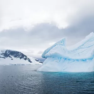 Unique iceberg formation off Danco Island in the Errera Channel, Antarctica
