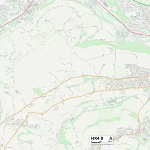 Calderdale HX4 8 Map