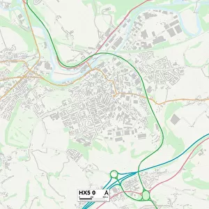 Calderdale HX5 0 Map