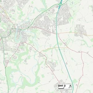 County Durham DH1 2 Map