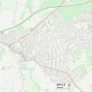 Elmbridge KT11 2 Map